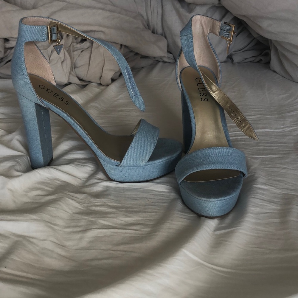 Guess platform heels